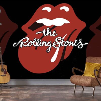 Rock Roll The Rolling Stones Fresque - Langue