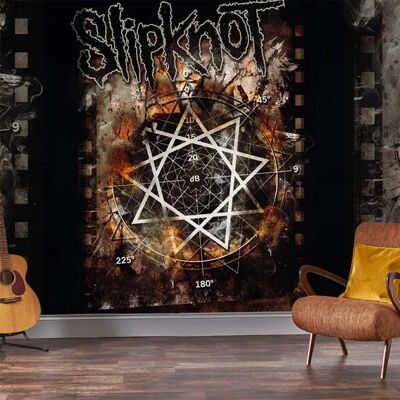 Slipknot Wandbild - Pentagramm