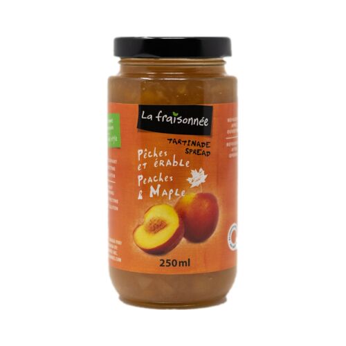 Confiture pêche et érable - 250 ml