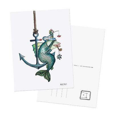 Postcard "Anchor Fish"