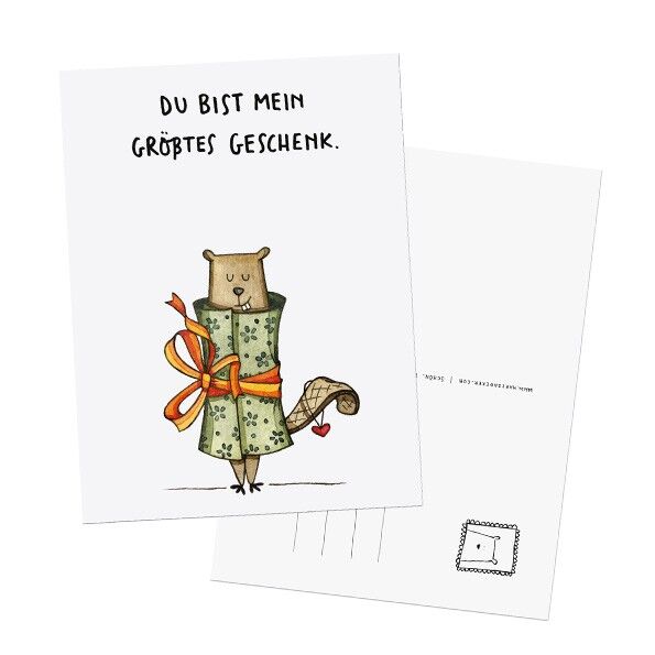 Postal "Eres mi mayor regalo"