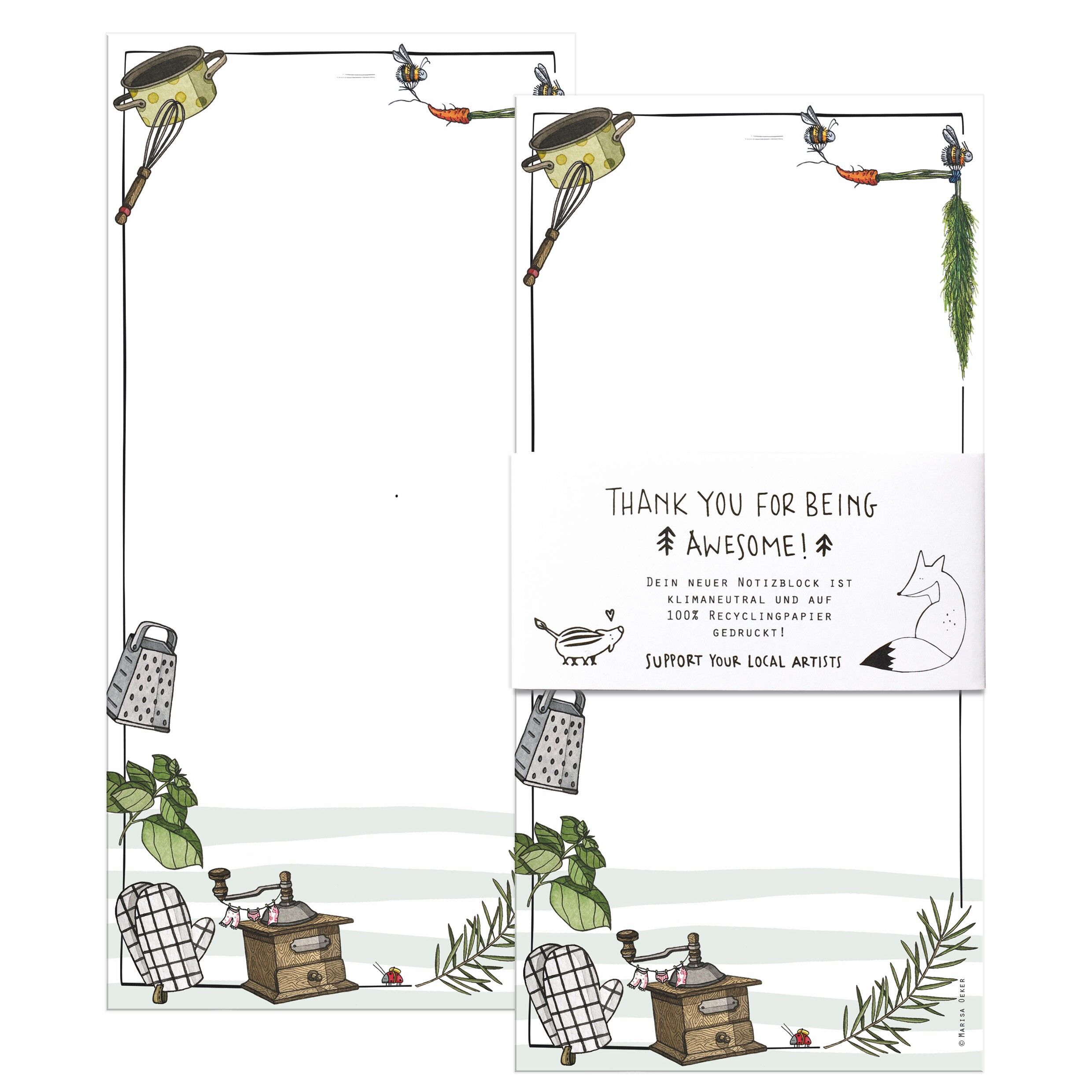 Bloc de notas "Cocina acogedora"