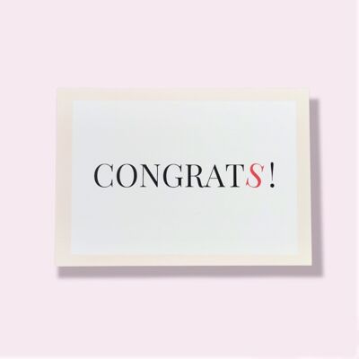 CONGRATS_greeting card