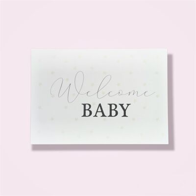 WELCOME BABY_greeting card