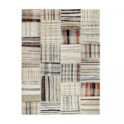 Berber style rug 120x170cm MOROCCO SQUARE Beige in Polypropylene