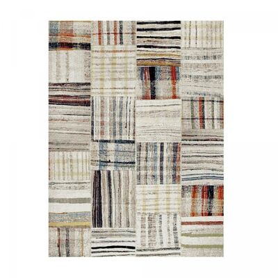 Teppich im Berber-Stil, 160 x 160 cm², MOROCCO SQUARE Beige aus Polypropylen