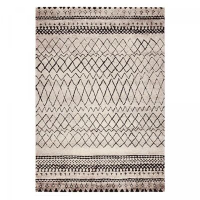 Berber style rug 80x150cm MOROCCO TRIBAL Beige in Polypropylene