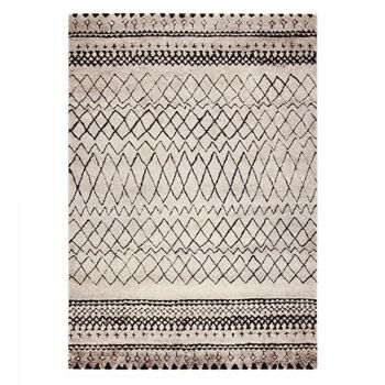 Tapis berbère style 120x170cm MOROCCO TRIBAL Beige en Polypropylène 1