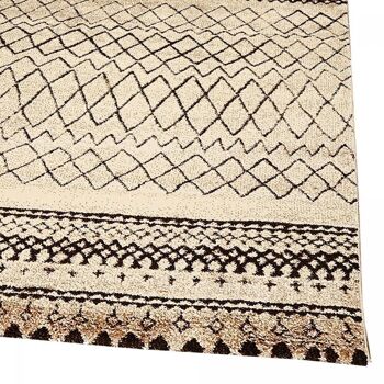 120x120 - un amour de tapis - tapis rond - tapis salon moderne design scandinave - tapis berbere ethnique poils ras - grand tapis salon rond - tapis r 3