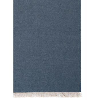 Tapis kilim 80x150 cm rectangulaire baya ibay bleu chambre tissé à la main 3