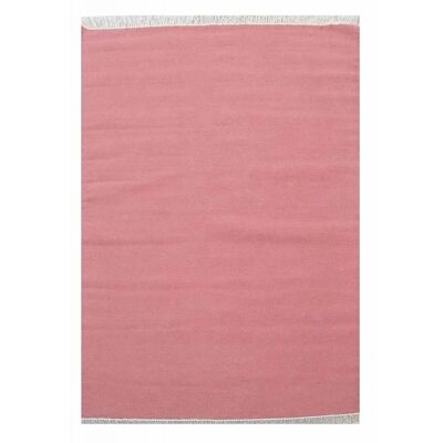 Kilim rug 140x200cm BAYA IBAY Pink. Handmade wool rug
