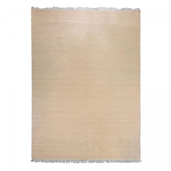 Tapis kilim 240x340cm BAYA IBAY Beige. Tapis artisanal en Laine 1