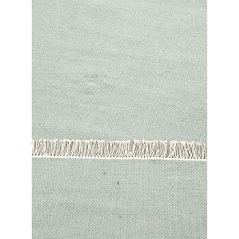 Tapis kilim 200x290cm BAYA IBAY Vert. Tapis artisanal en Laine 5