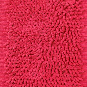 Tapis de salle de bain 50x80 cm rectangulaire curlya rose salle de bain tufté main coton 3