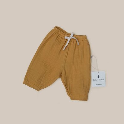 Organic Cotton Mustard Pants