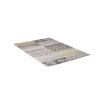 Tapis orient style 80x150 cm rectangulaire teopatch gris chambre adapté au chauffage par le sol 3