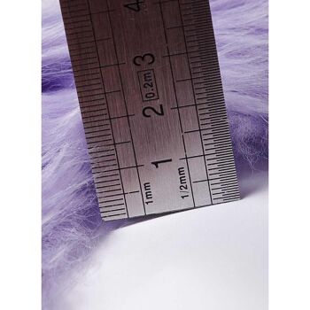 Tapis de salon 60x95 cm forme originale shepherd violet entrée assemblé cousu à la main 4