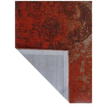 Tapis kilim 60x110 cm rectangulaire motoa marron entrée tissé à la main adapté au chauffage par le sol 3