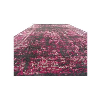 Tapis kilim 140x200 cm rectangulaire silana rose salon tissé à la main adapté au chauffage par le sol 5