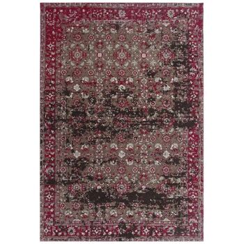 Tapis kilim 170x240 cm rectangulaire moresa rose salon tissé à la main adapté au chauffage par le sol 2