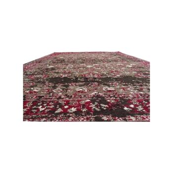 Tapis kilim 200x290 cm rectangulaire moresa rose salle à manger tissé à la main adapté au chauffage par le sol 3