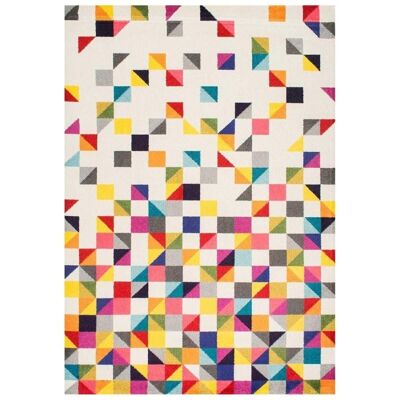 Tapis salon 160x230cm DETRU BOUTIK Multicolore en Polypropylène