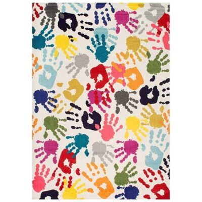 Children's rug 60x110cm HANDI BOUTIK Multicolored in Polypropylene