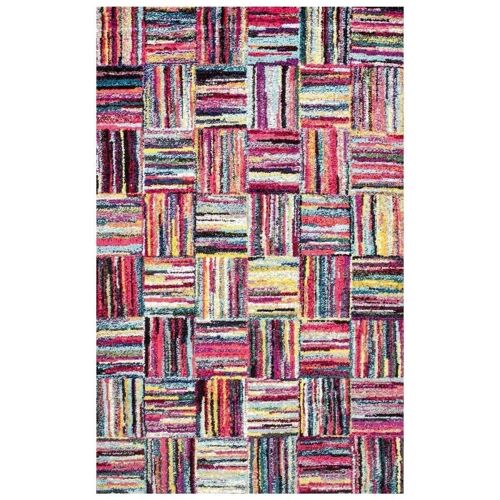 Tapis salon 60x110cm BOUTIK BRIK Multicolore en Polypropylène