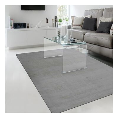 Living room rug 60x110 cm rectangular neo uni beige entrance hand-tufted suitable for underfloor heating