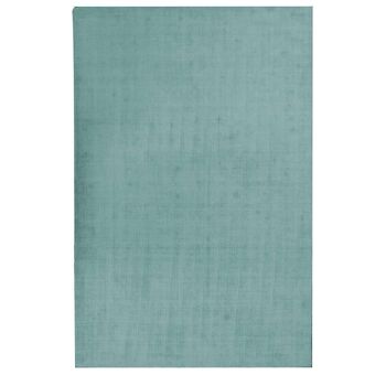 Tapis de salon 60x110 cm rectangulaire neo uni vert entrée tufté main adapté au chauffage par le sol 2