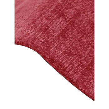 Tapis de salon 200x290 cm rectangulaire neo uni rouge salle à manger tufté main adapté au chauffage par le sol 3