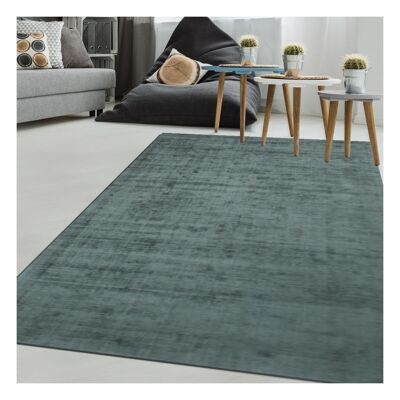 Alfombra salón 60x110 cm rectangular neo liso otra entrada tufting a mano apta para suelo radiante