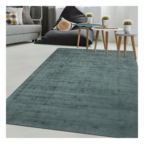 Tapis de salon 80x140 cm rectangulaire neo uni autre chambre tufté main adapté au chauffage par le sol