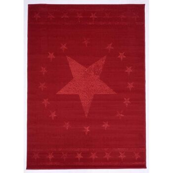 Tapis enfant 160x225cm BC FIRST START Rouge en Polypropylène 1