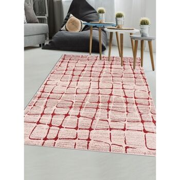 Tapis salon 80x150cm BC SOFIA Beige en Polypropylène 2