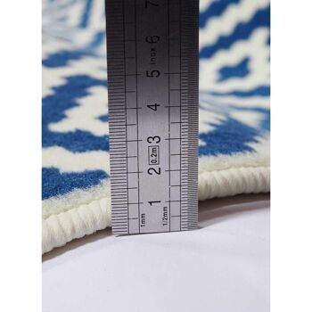 120x170 - un amour de tapis - af roma - tapis moderne design tapis salon et tapis chambre - bleu créme - couleurs et tailles disponibles 4