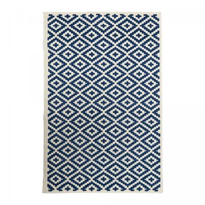 Tapis salon 160x225cm AF ROMA Bleu en Polypropylène