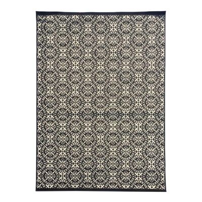 Tapis salon 60x110cm BC RONTRI Noir en Polypropylène