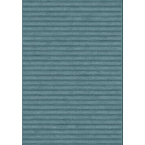 Tapis de salon 160x230 cm rectangulaire vt ligne relief 3d bleu salon viscose