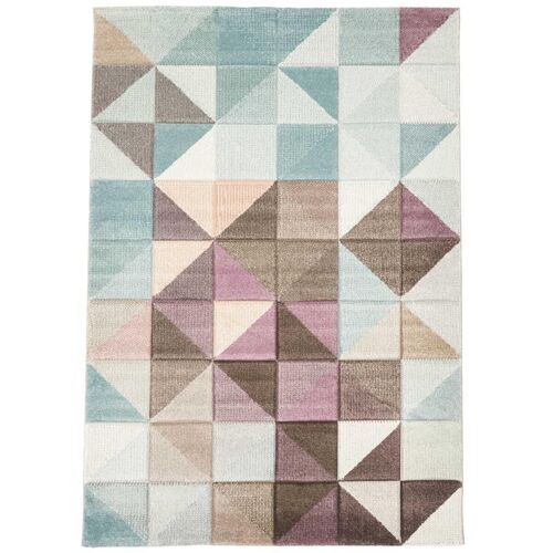 Tapis salon 40x60cm MARIX Gris en Polypropylène