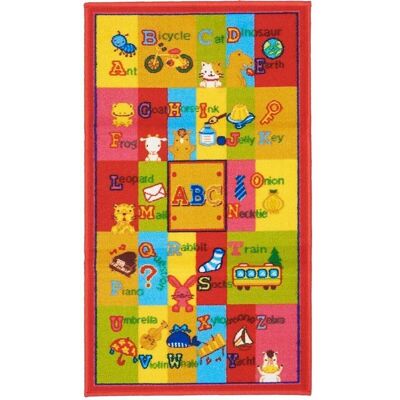 Children's rug 57x100cm SPHINX ABC Multicolored in Polyamide