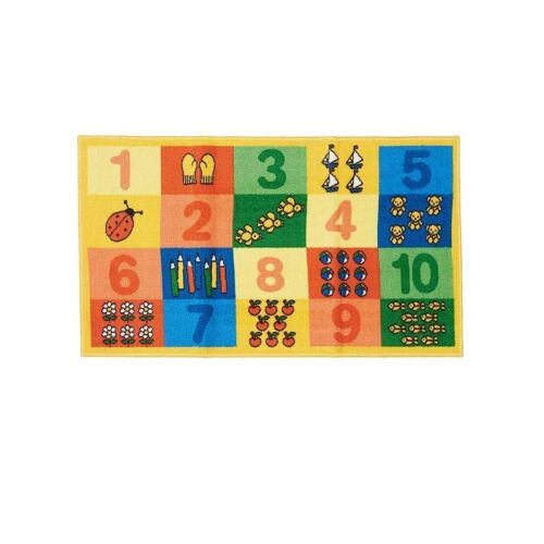 Tapis enfant 57x100cm SPHINX NUMERI Multicolore en Polyamide