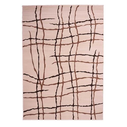 Tapis salon 80x150cm AF MALMO Beige en Polypropylène