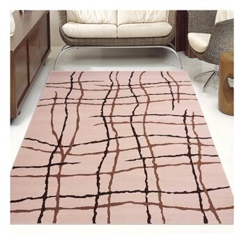 Tapis salon 80x150cm AF MALMO Beige en Polypropylène 2