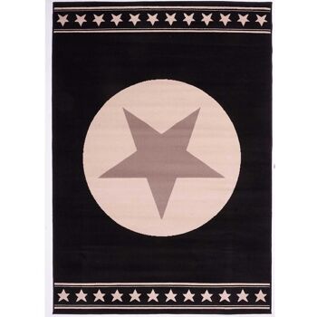 Tapis enfant 60x110cm AF AITOLI Noir en Polypropylène 1