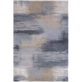 Tapis de salon 67x130 cm rectangulaire kbl clay crème entrée adapté au chauffage par le sol 2