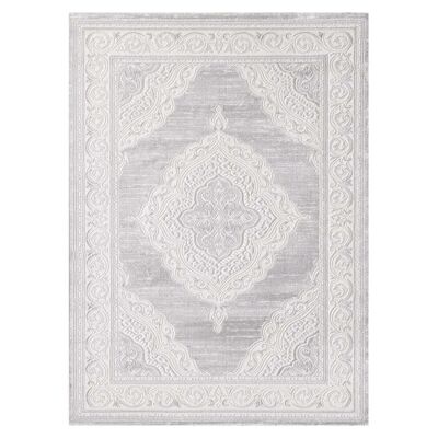 Tapis orient style 200x280cm KHY FALAN Gris en Polypropylène