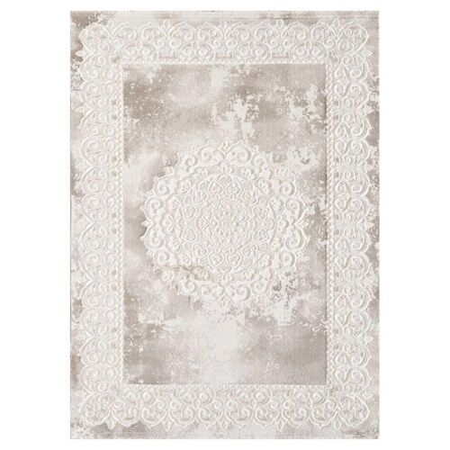 Tapis orient style 80x150cm KHY BALROD Beige en Polypropylène