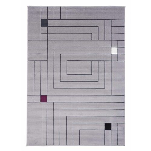 Tapis salon 80x150cm AF LLABY Gris en Polypropylène