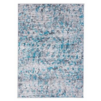 Tapis de salon 80x150 cm rectangulaire af fondu bleu chambre adapté au chauffage par le sol 2